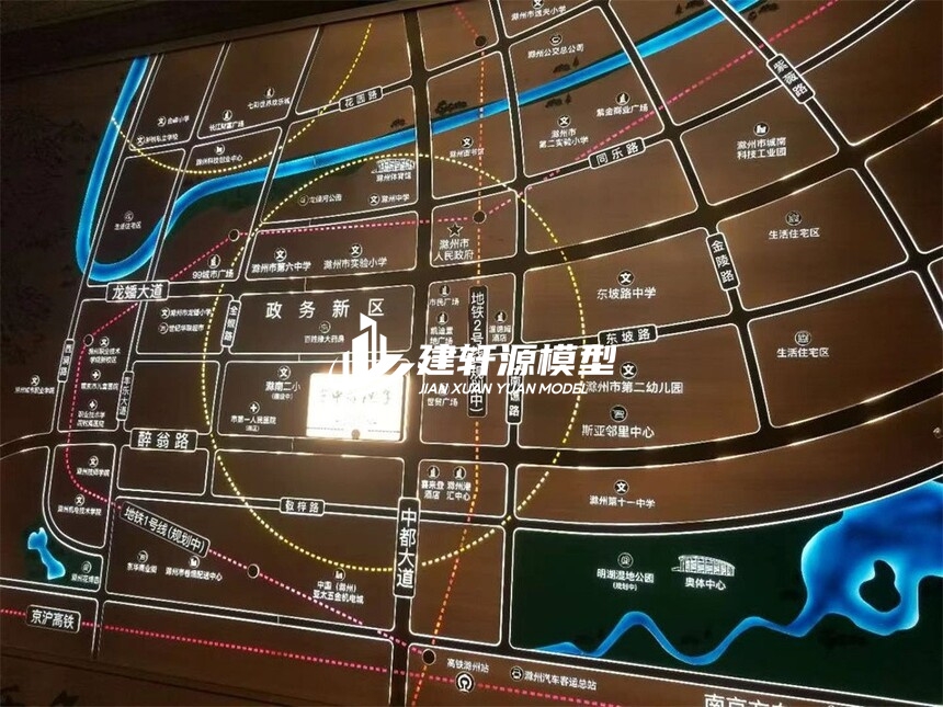 黄石区域壁挂模型